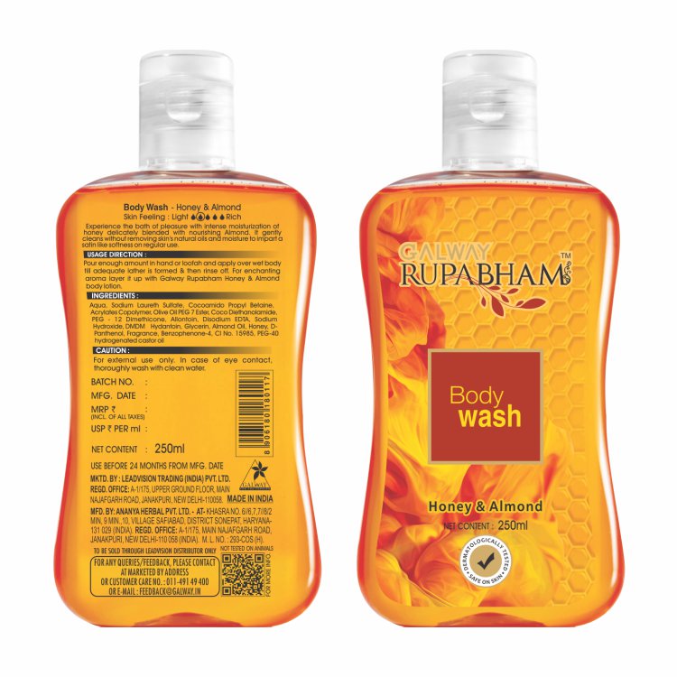 Body Wash Honey & Almond