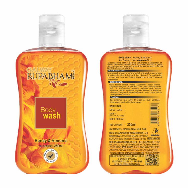 Body Wash Honey & Almond