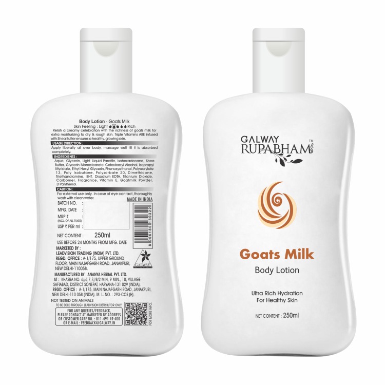 Goat Milk Body Lotion