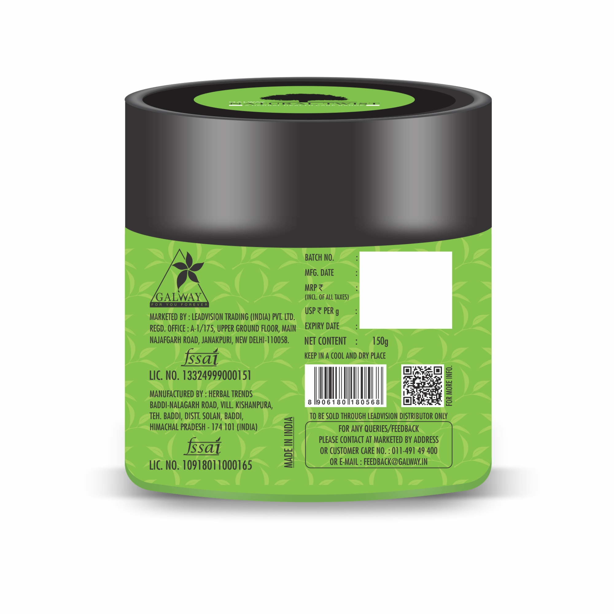 Instant Green Tea Mint