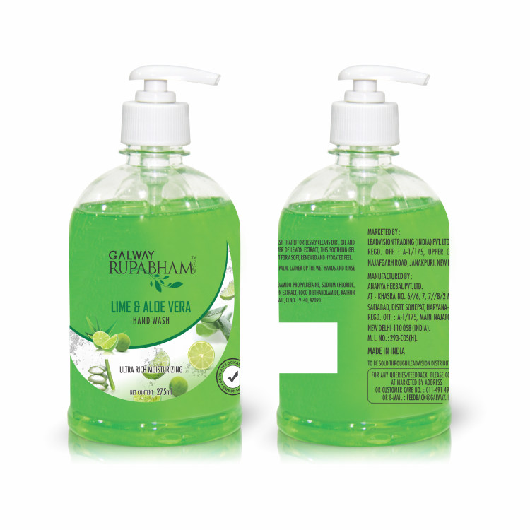 Hand Wash- Lime and Aloe Vera