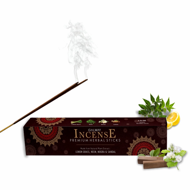 GALWAY INCENSE PREMIUM HERBAL STICKS 4 IN1