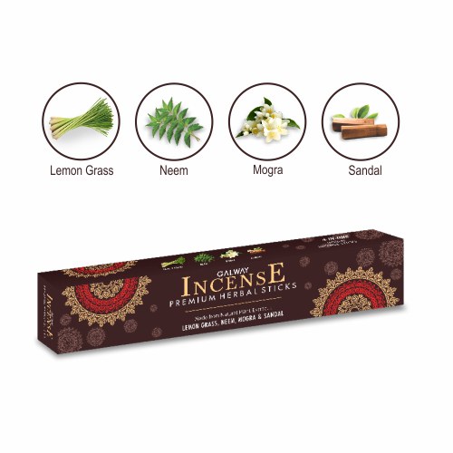 GALWAY INCENSE PREMIUM HERBAL STICKS 4 IN1