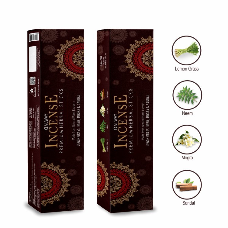 GALWAY INCENSE PREMIUM HERBAL STICKS 4 IN1