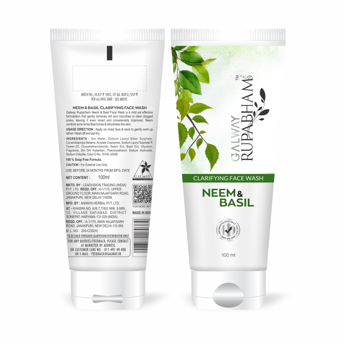 Neem And Basil Face Wash
