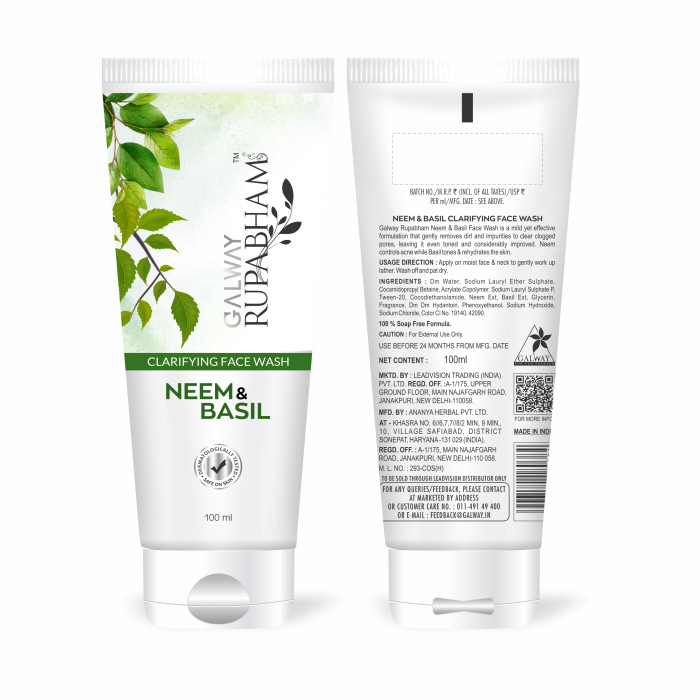 Neem And Basil Face Wash