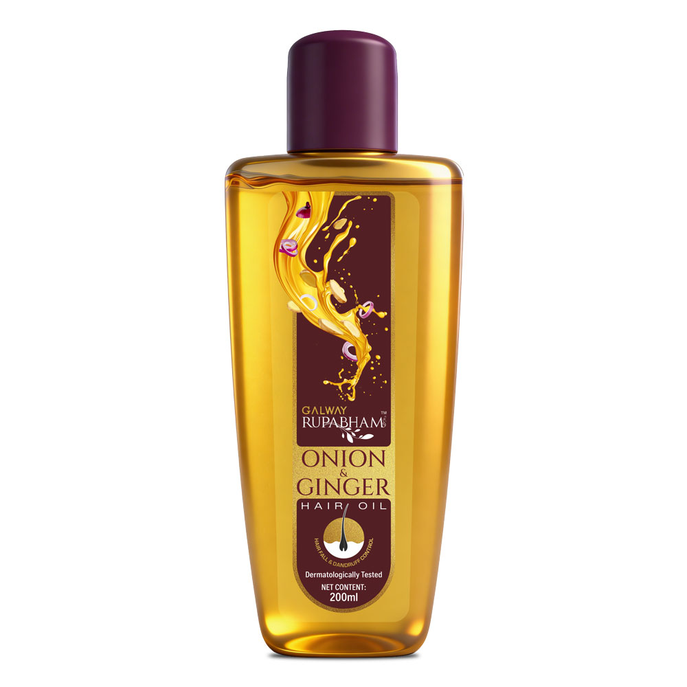 Rupabham Onion & Ginger Hair Oil