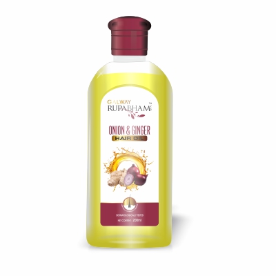 Rupabham Onion & Ginger Hair Oil