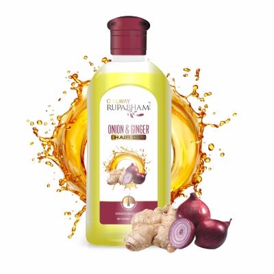 Rupabham Onion & Ginger Hair Oil