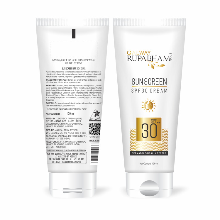 sunscreen SPF- 30 Cream